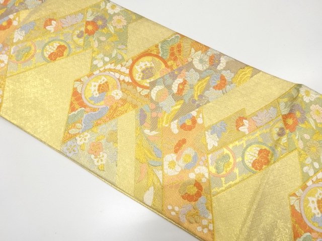JAPANESE FUKURO OBI / SAGANISHIKI / WOVEN KIKU